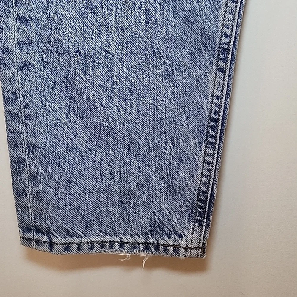 AGOLDE 100% Organic Cotton Jamie High Rise Jeans Distressed Button Fly Sz 29 - Picture 7 of 16